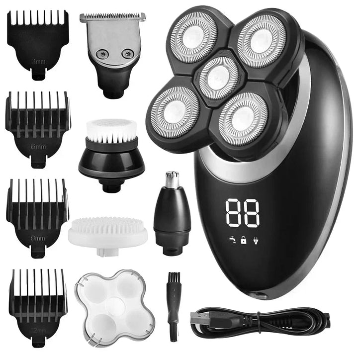 Tondeuse multifonction sans fil et étanche pour homme