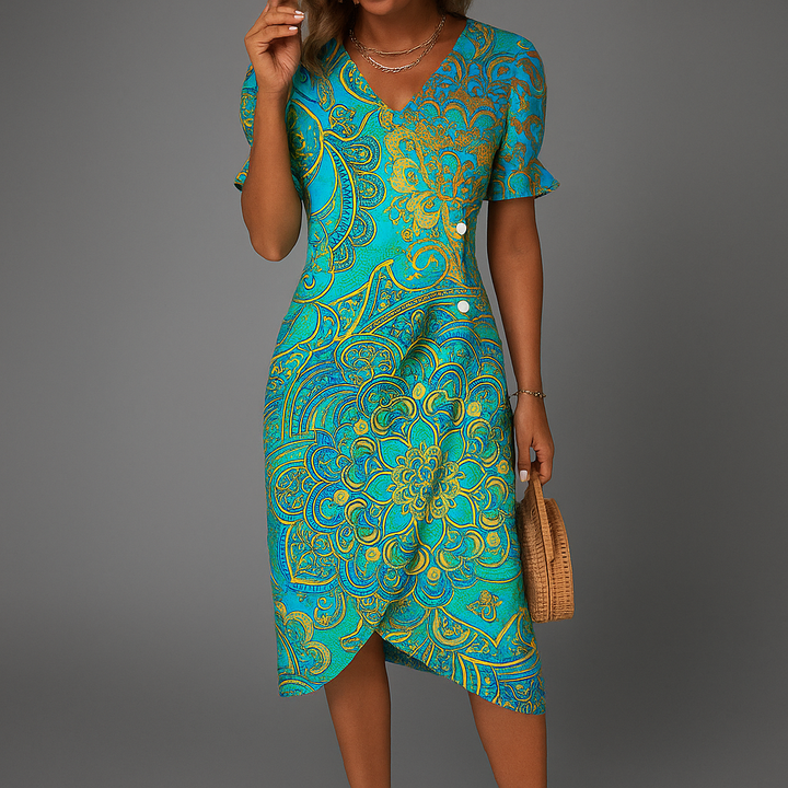 Robe longue légère pour femme