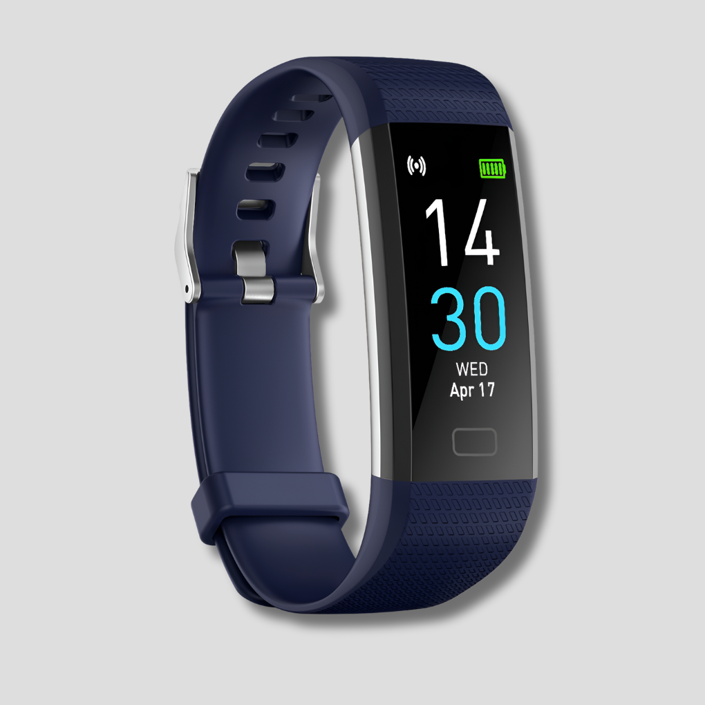 Montre connectée avec moniteur de pression artérielle et de fréquence cardiaque