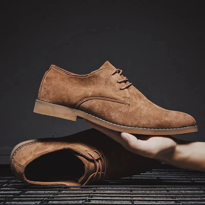 Chaussures Oxford en daim pour homme
