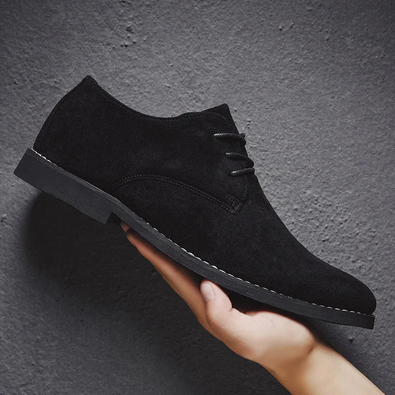Chaussures Oxford en daim pour homme