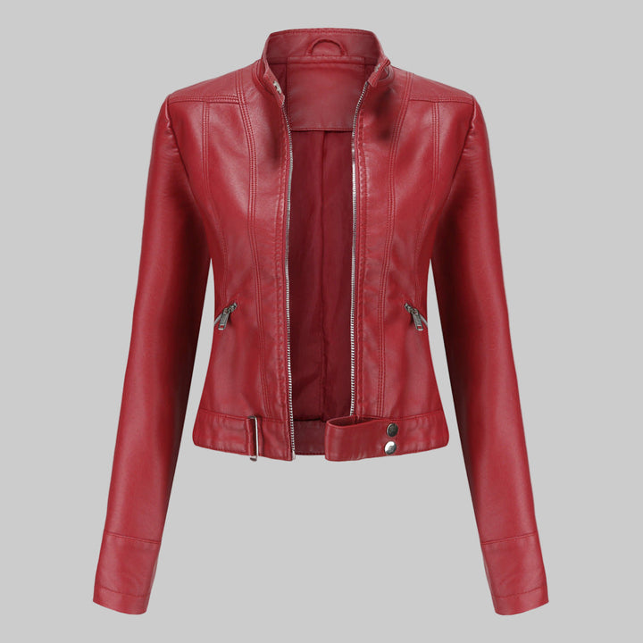 Veste en cuir pour femme