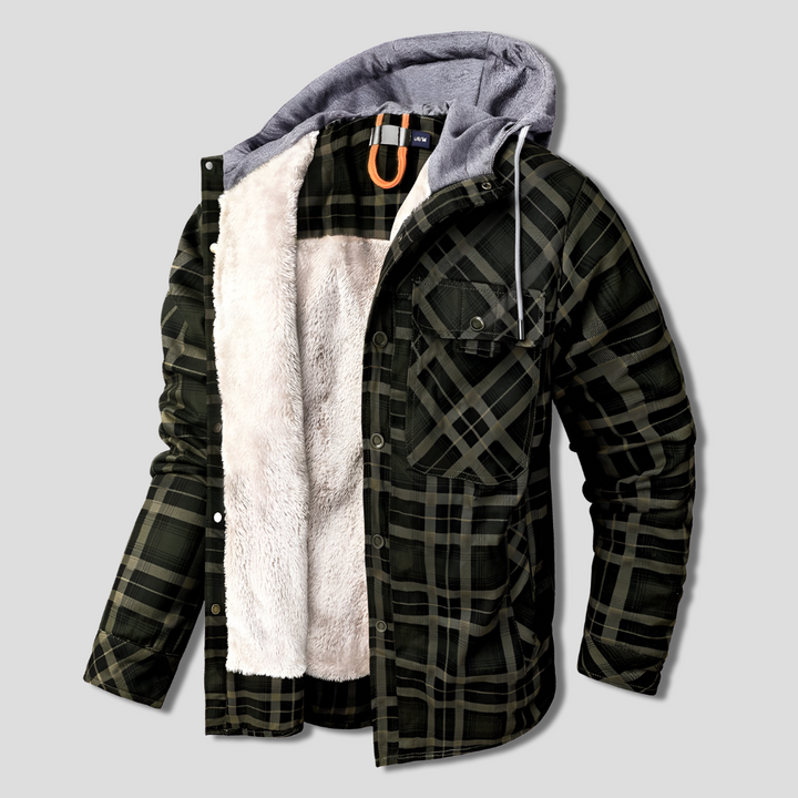 Chemise à Carreaux avec Capuche pour Homme : Style Décontracté et Confort au Quotidien