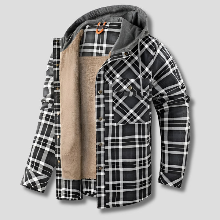 Chemise à Carreaux avec Capuche pour Homme : Style Décontracté et Confort au Quotidien