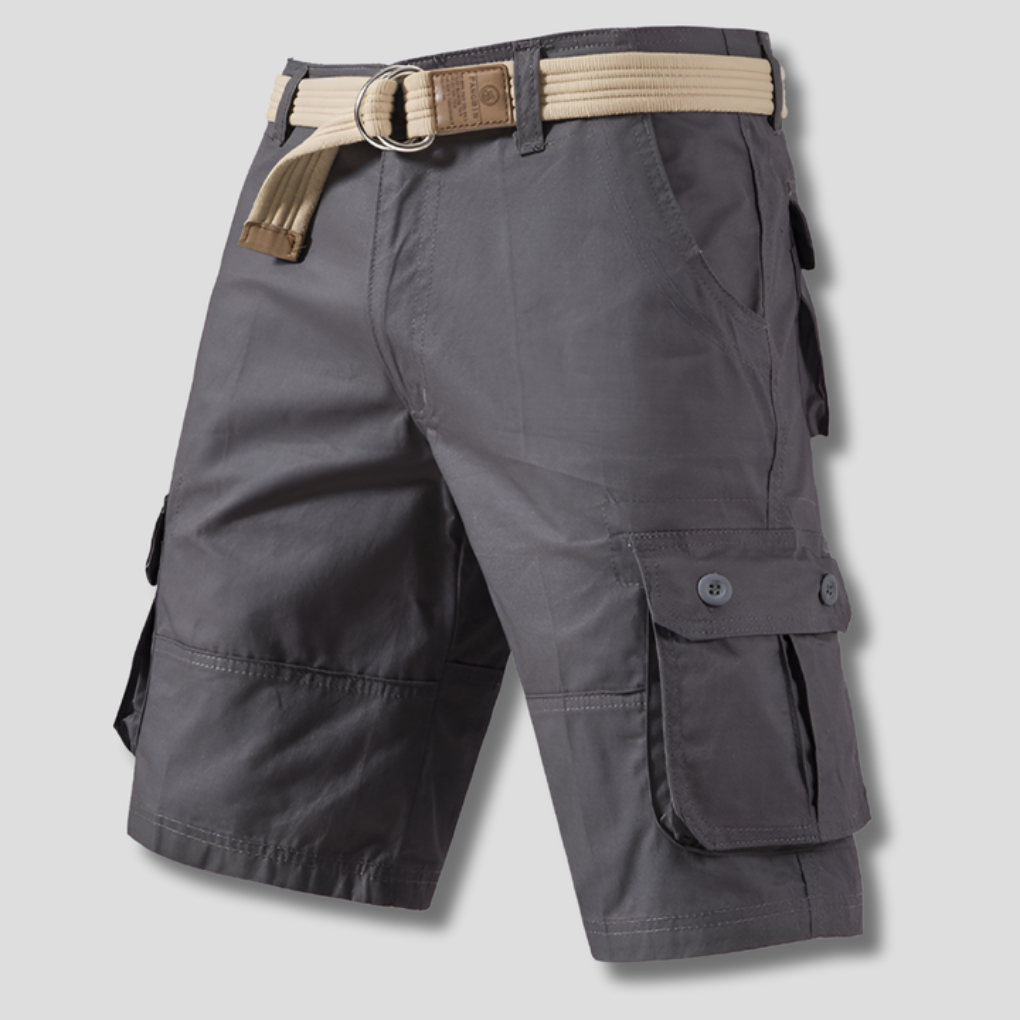 Short cargo multi-poches pour homme