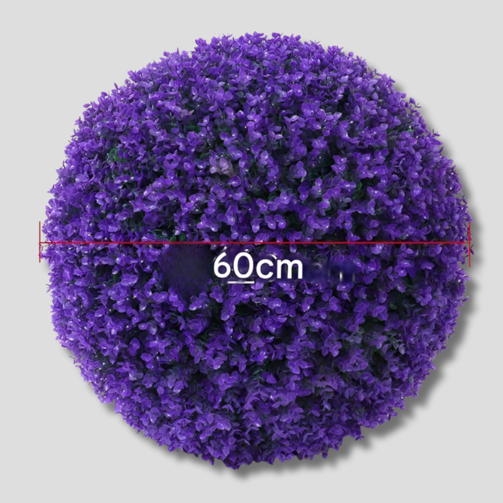 Boule de plantes topiaires artificielles