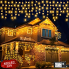 Lumières extérieures à rideau lumineux (Prise non incluse)