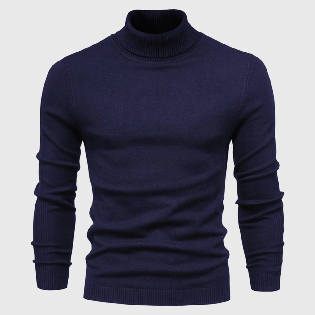 Pull col roulé lavable pour homme – Un style pratique au quotidien