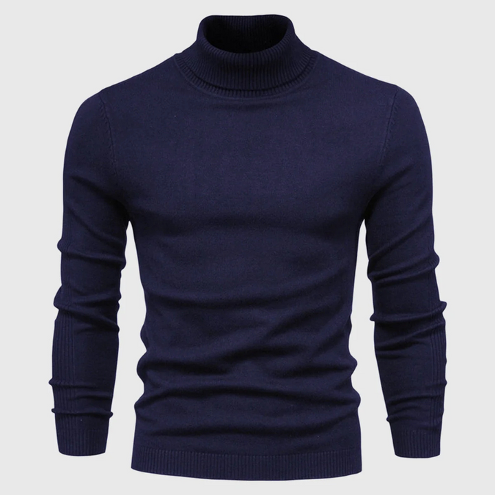 Pull col roulé lavable pour homme – Un style pratique au quotidien