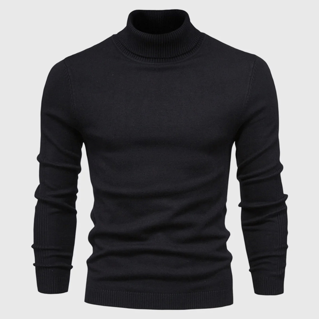 Pull col roulé lavable pour homme – Un style pratique au quotidien