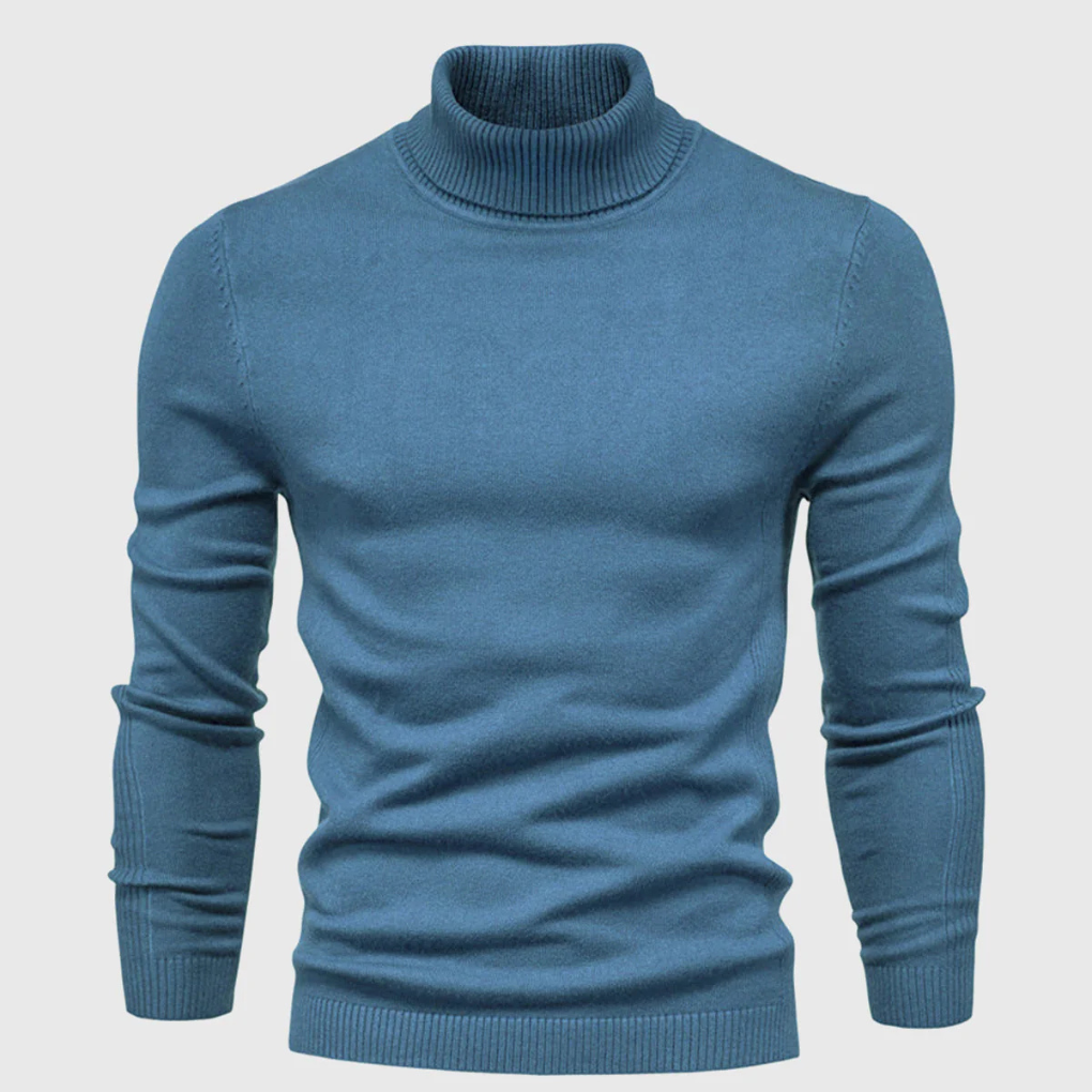 Pull col roulé lavable pour homme – Un style pratique au quotidien