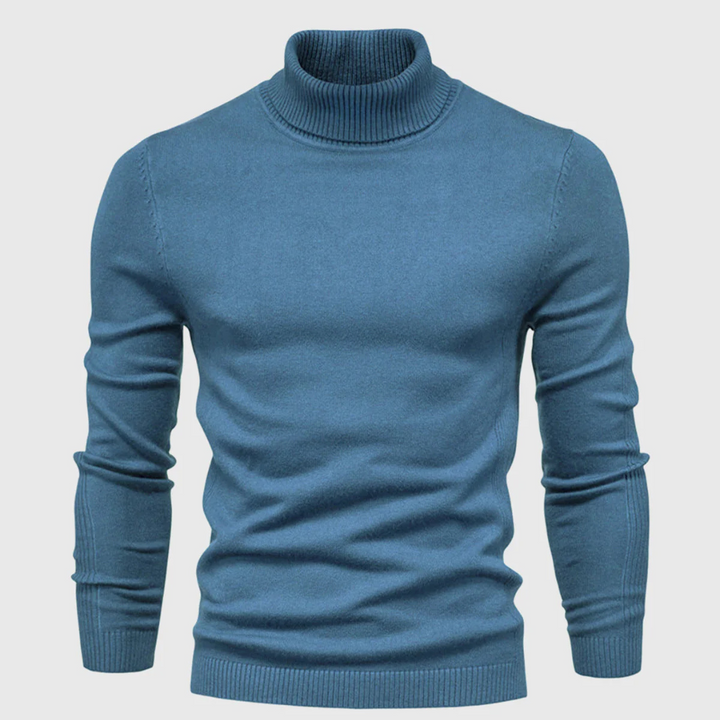 Pull col roulé lavable pour homme – Un style pratique au quotidien