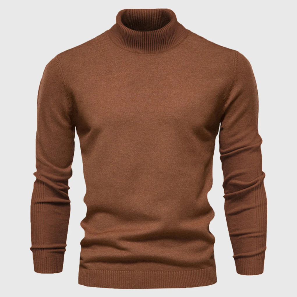 Pull col roulé lavable pour homme – Un style pratique au quotidien