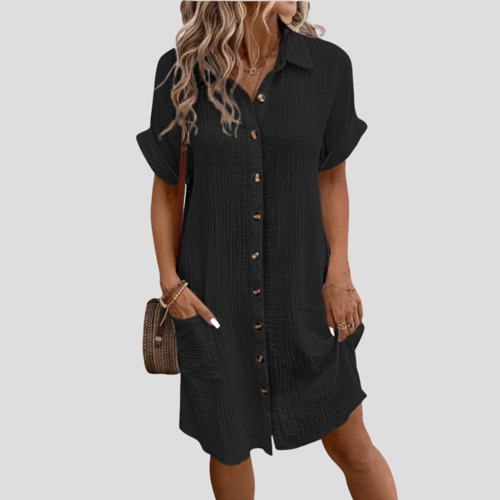 Robe chemise pour femme