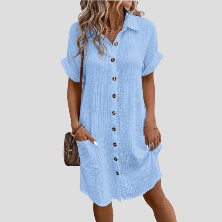 Robe chemise pour femme