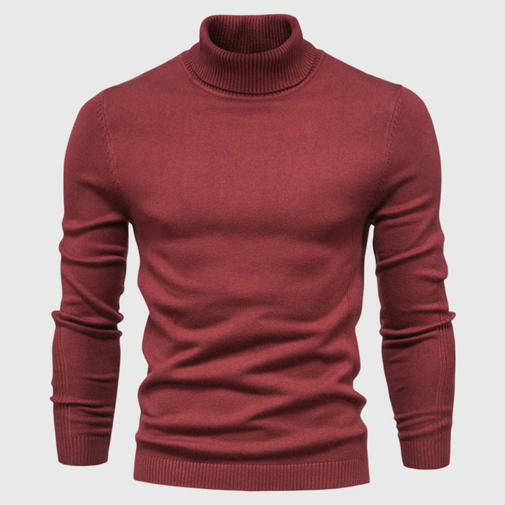 Pull col roulé lavable pour homme – Un style pratique au quotidien