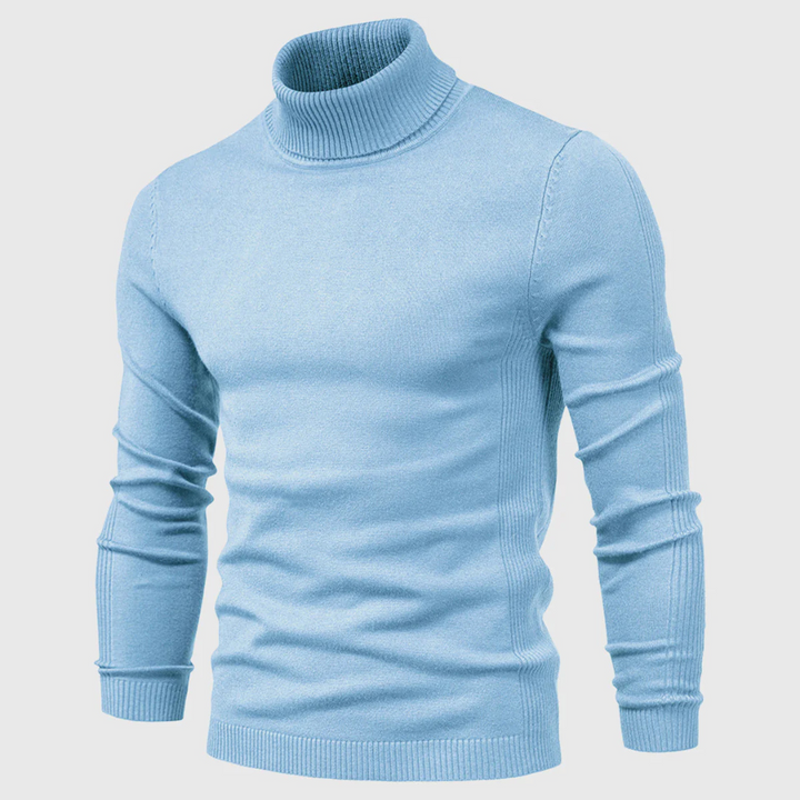 Pull col roulé lavable pour homme – Un style pratique au quotidien
