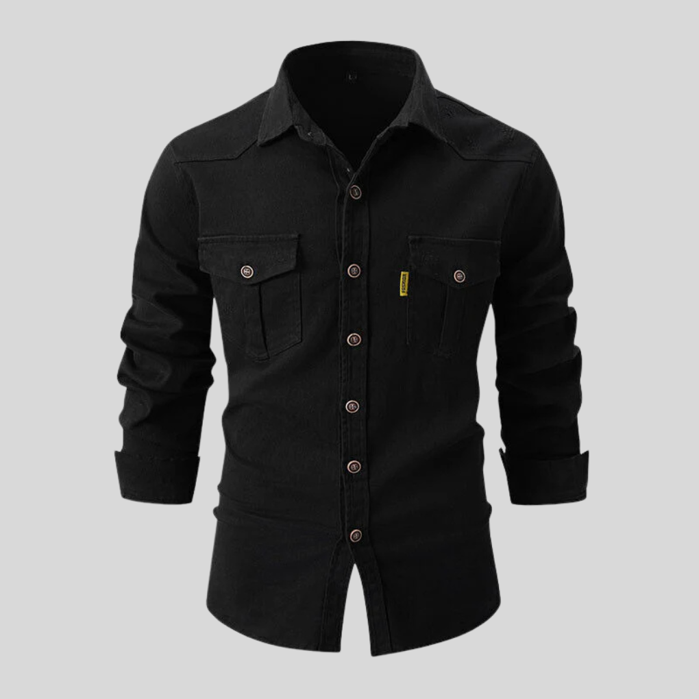 Chemise de travail pour homme – Design robuste et utilitaire au quotidien