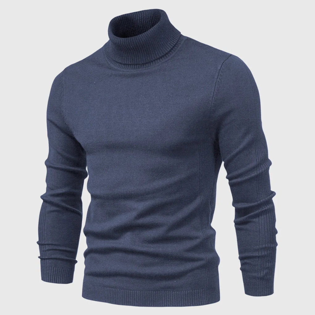 Pull col roulé lavable pour homme – Un style pratique au quotidien
