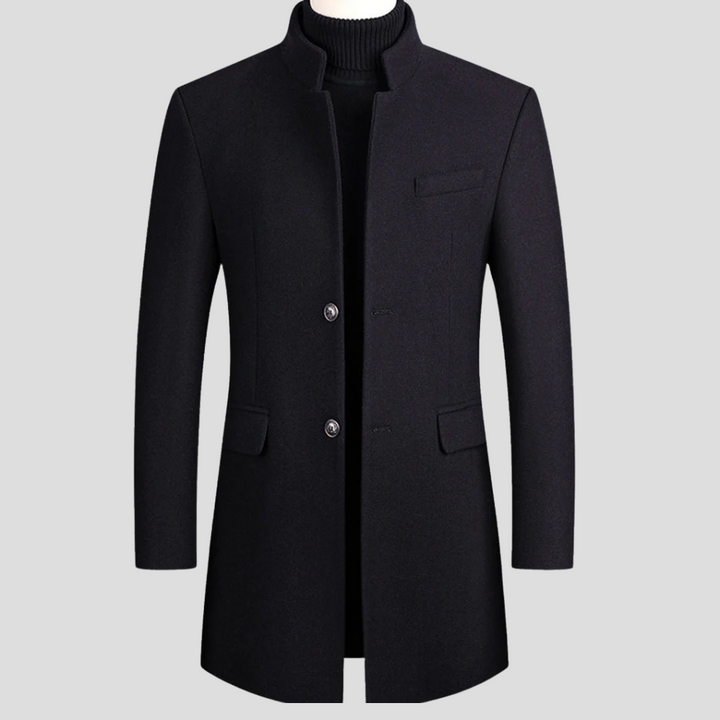 Manteau élégant en laine mélangée pour homme – Vêtements d'extérieur classiques et raffinés