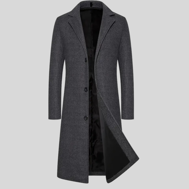 Manteau long pour homme – Une couche d’hiver élégante