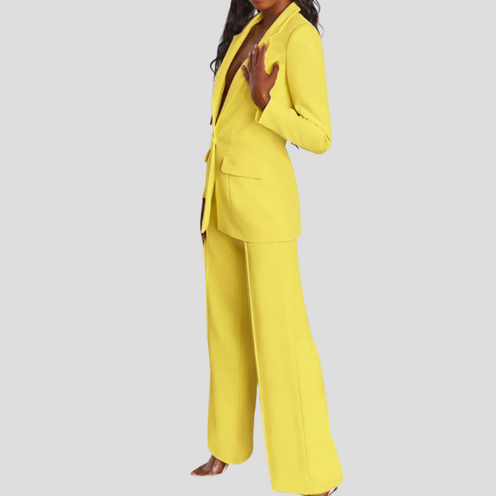 Ensemble blazer et pantalon pour femme