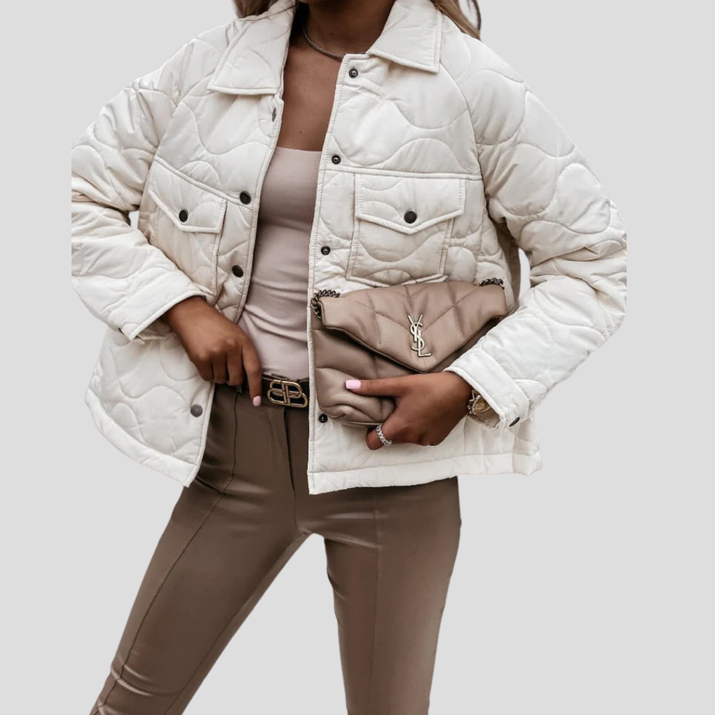 Veste femme coupe moderne avec poches