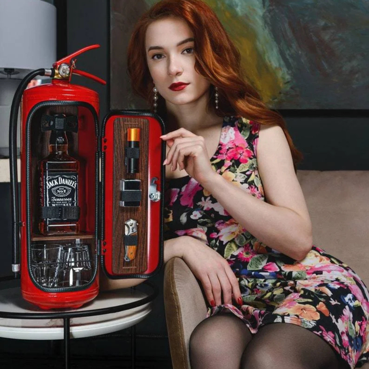 Mini-barre d'extincteurs cachés