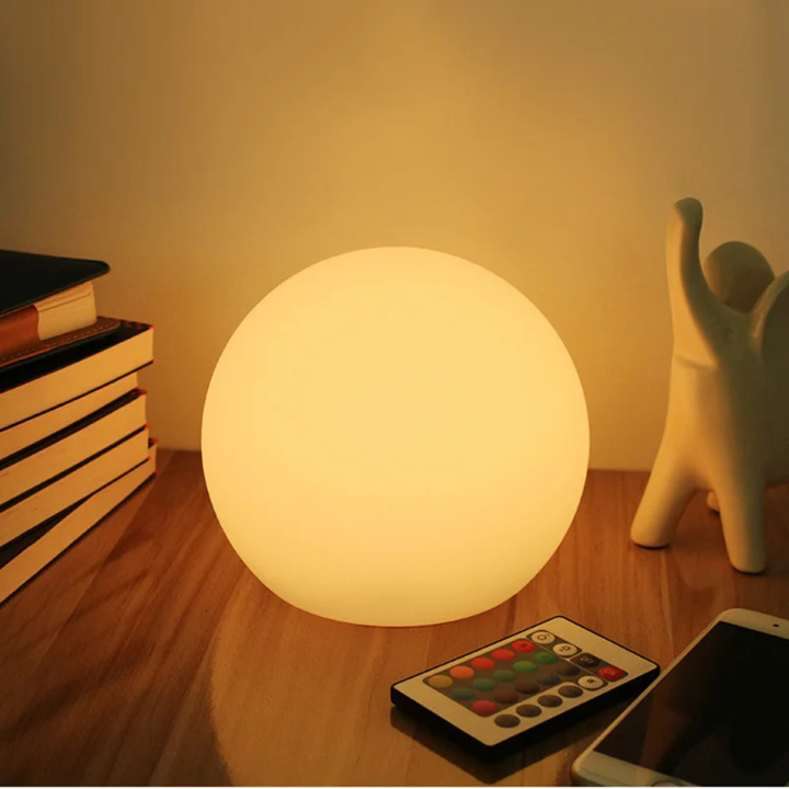 Lampe de table LED sans fil colorée avec télécommande