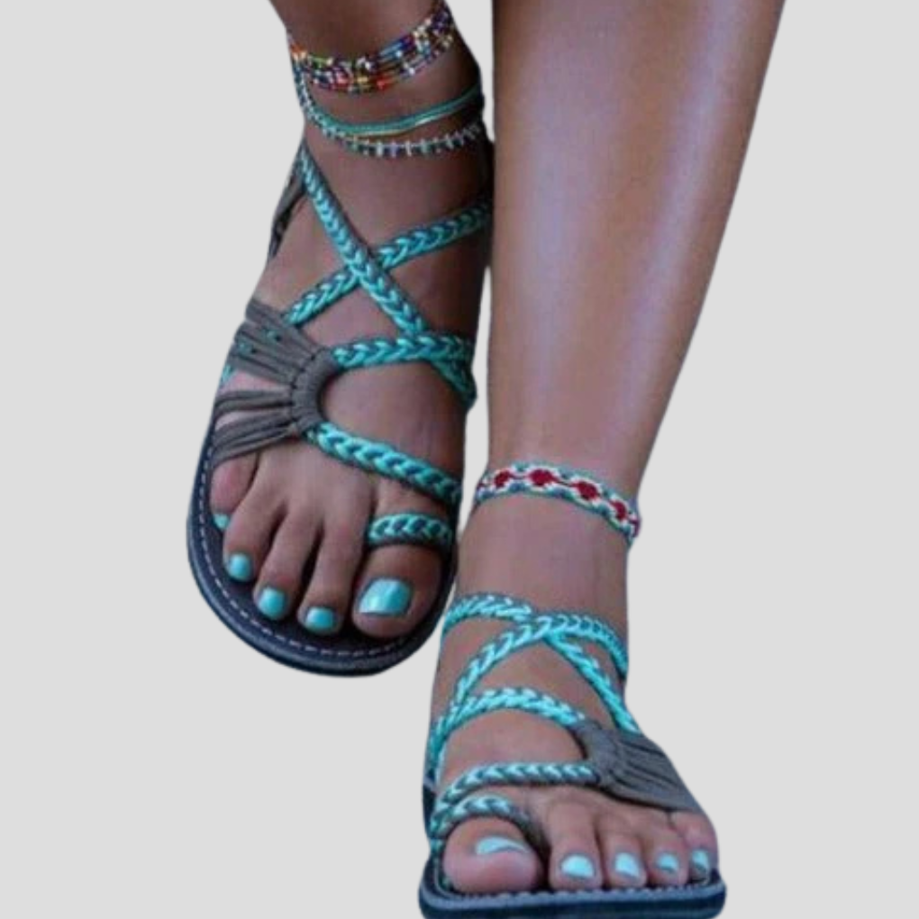 Sandales de plage colorées