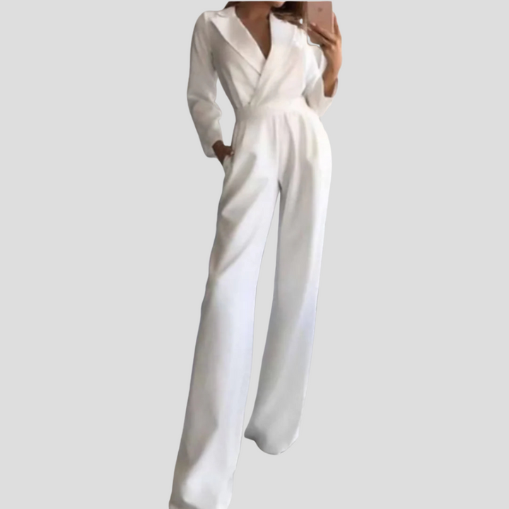 Combinaison femme à bretelles larges