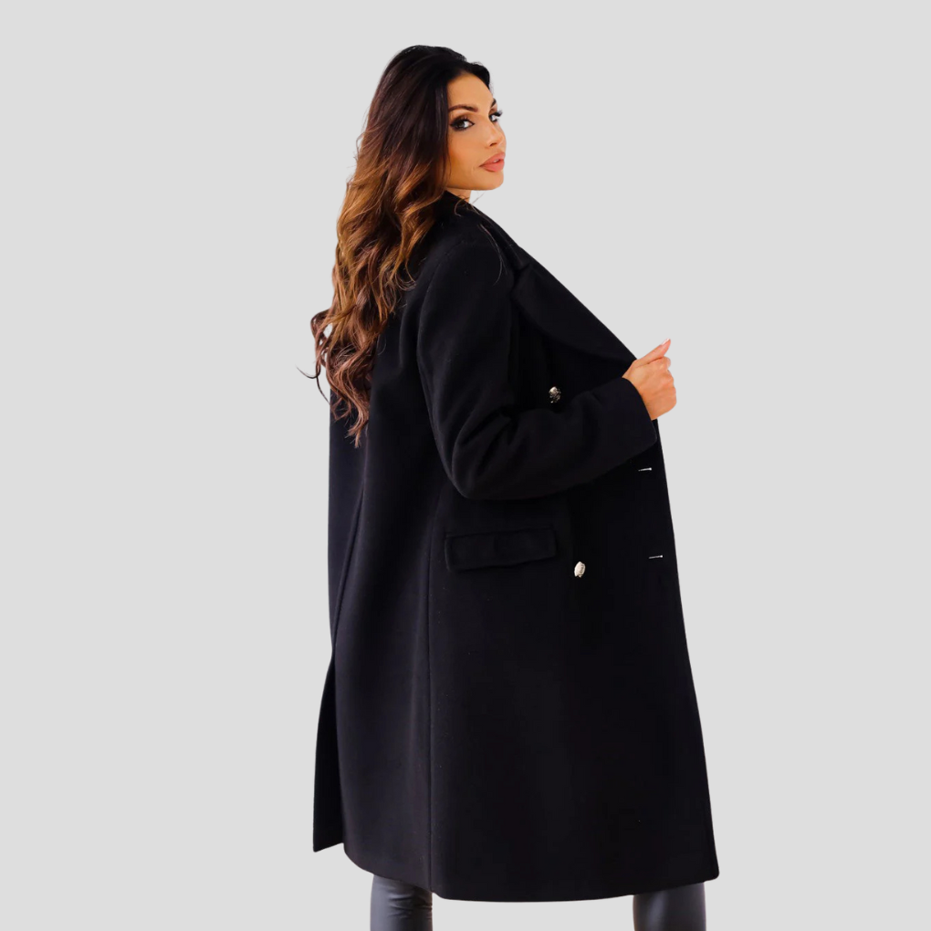 Manteau croisé pour femme