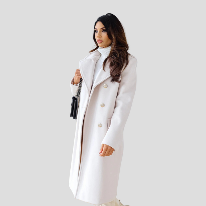 Manteau croisé pour femme