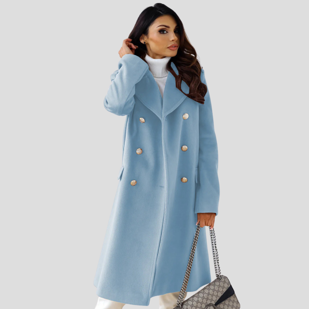 Manteau croisé pour femme