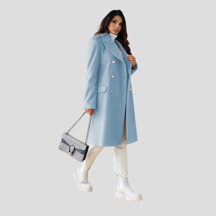 Manteau croisé pour femme