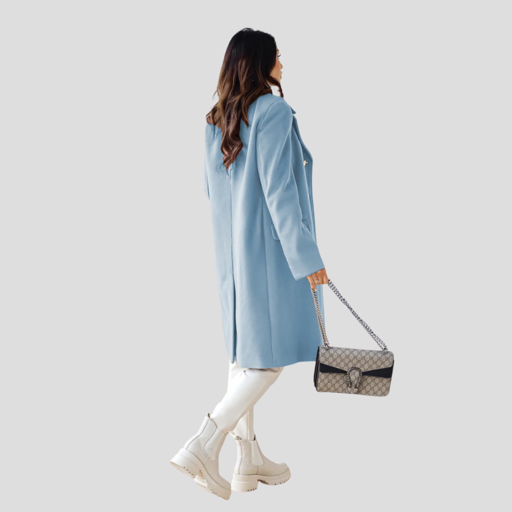 Manteau croisé pour femme