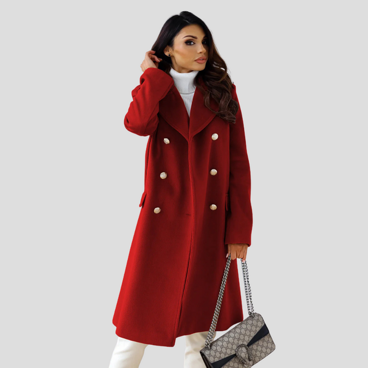 Manteau croisé pour femme