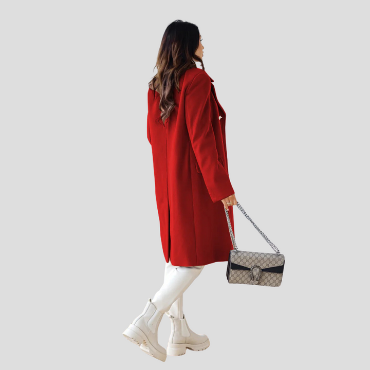 Manteau croisé pour femme