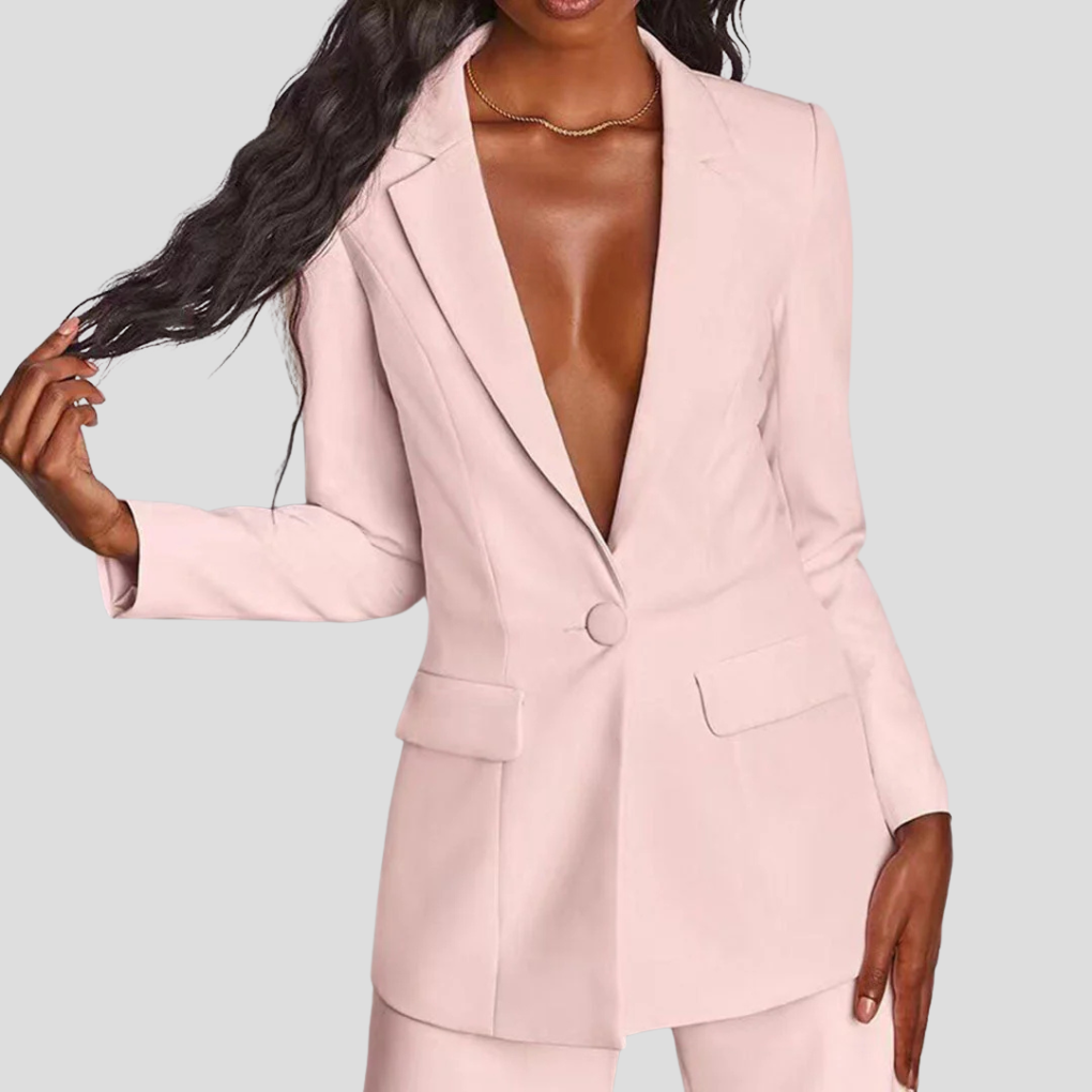 Ensemble blazer et pantalon pour femme