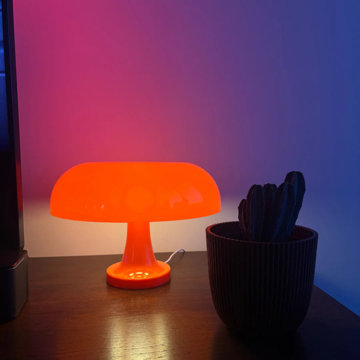 Lampe de table champignon rétro