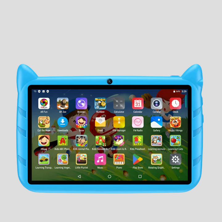 Tablette pour enfants de 7 pouces – WiFi 5G | 4 Go de RAM | ROM de 64 Go