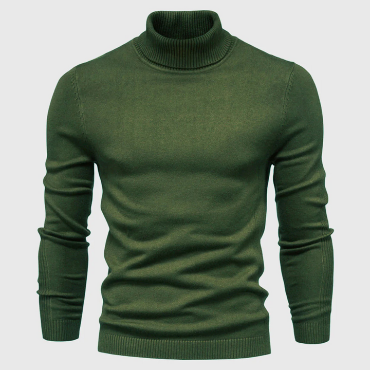 Pull col roulé lavable pour homme – Un style pratique au quotidien
