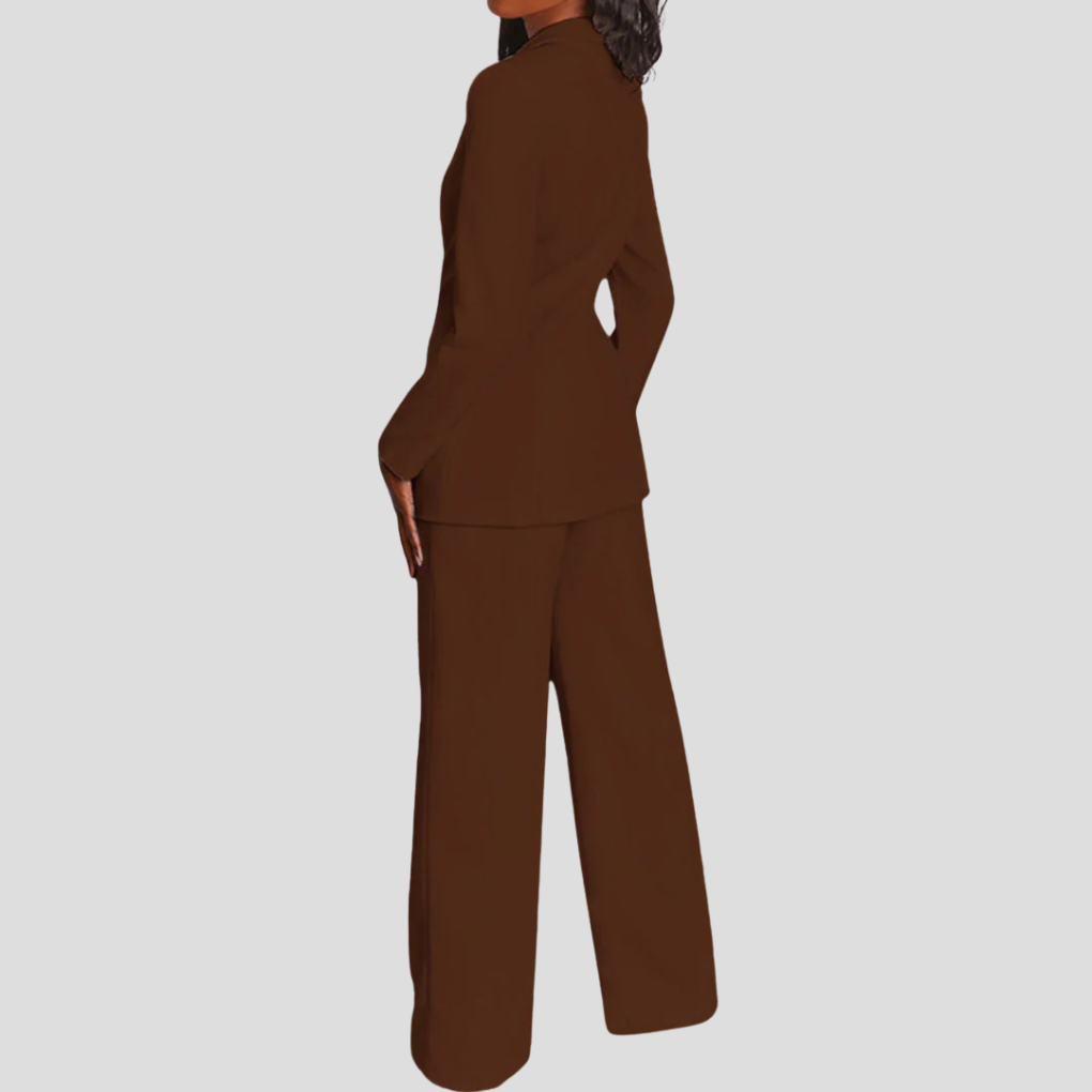 Ensemble blazer et pantalon pour femme