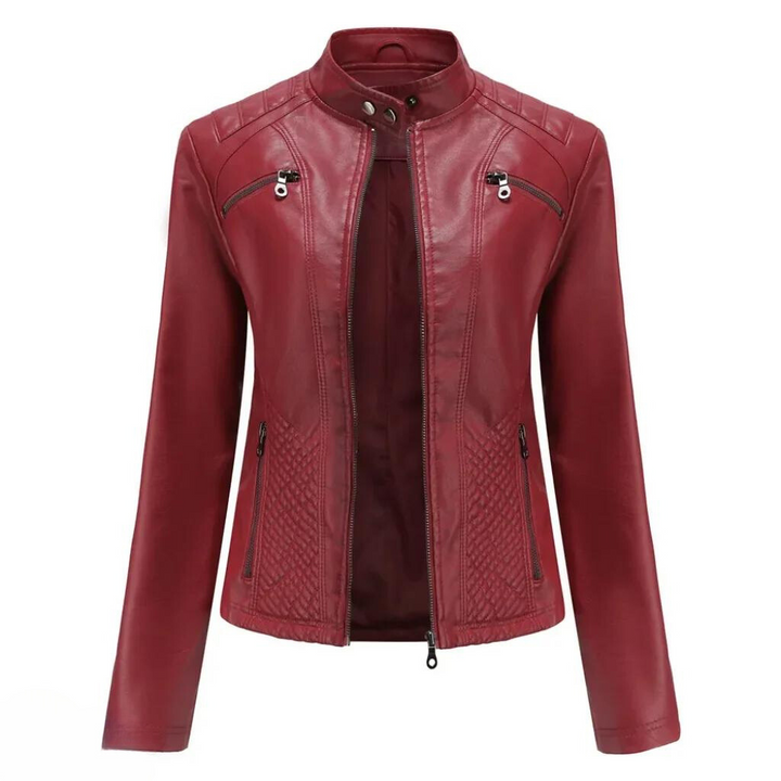 Veste en similicuir élégante et unique
