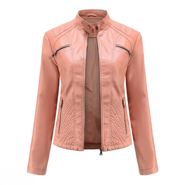Veste en similicuir élégante et unique