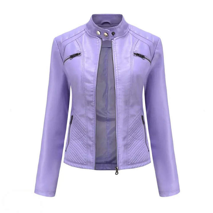 Veste en similicuir élégante et unique