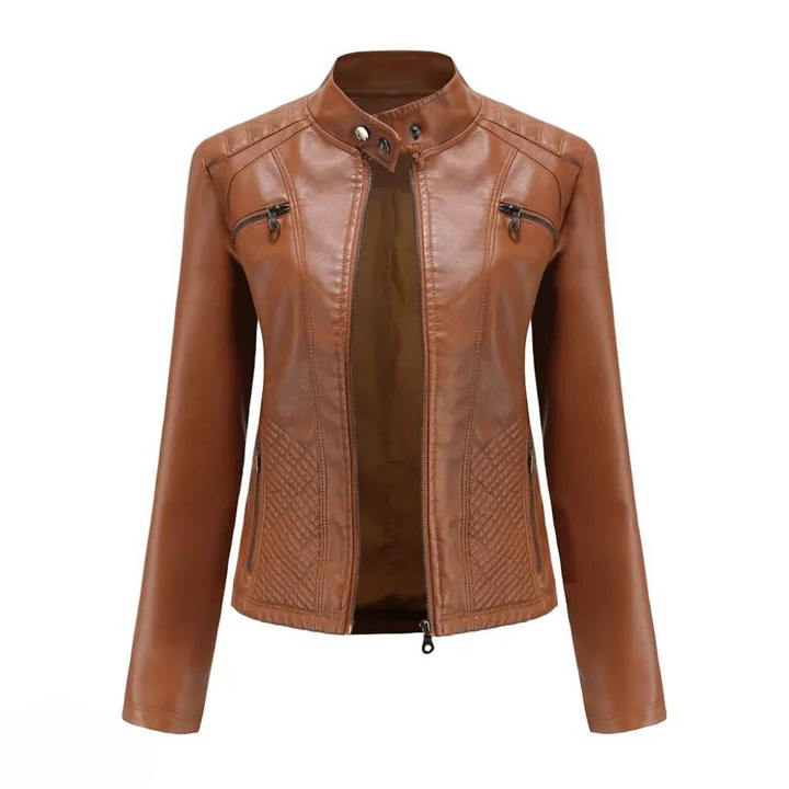 Veste en similicuir élégante et unique
