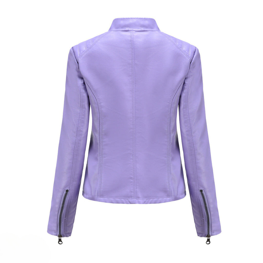 Veste en similicuir élégante et unique