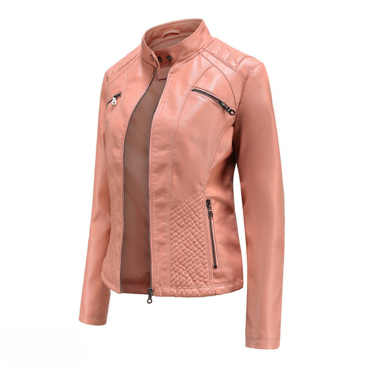 Veste en similicuir élégante et unique