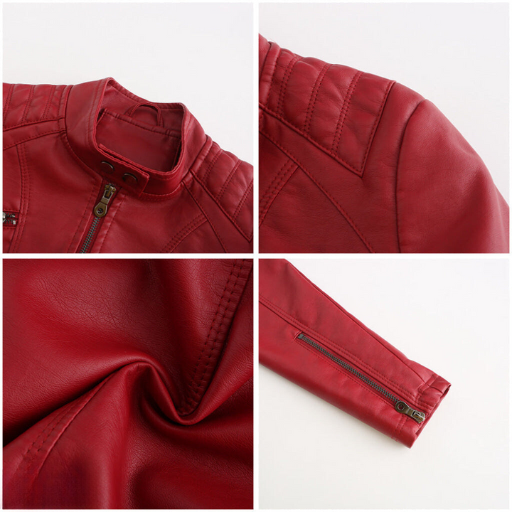 Veste en similicuir élégante et unique